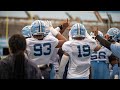 All access defensive line drills  unc football open practice