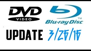 BIG DVD/Blu-ray Update - 3/26/16