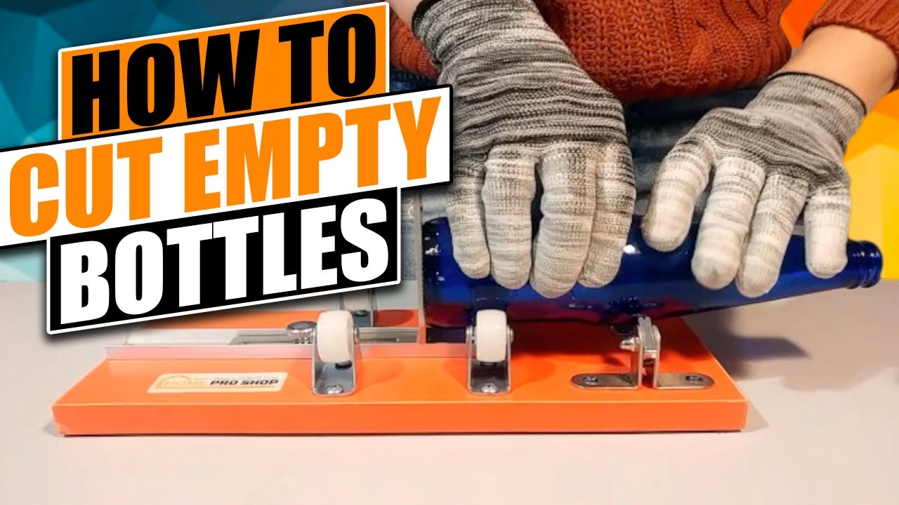 How to Cut Glass Bottles with 3 Easy Methods 🍾 