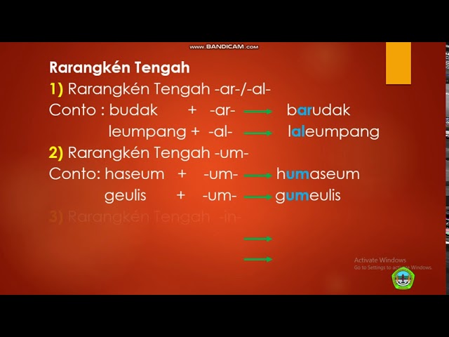 Bahasa Sunda Kecap Rundayan Rarangken Tengah Youtube Bahasa Sunda Kecap Rundayan Rarangken Tengah Youtube