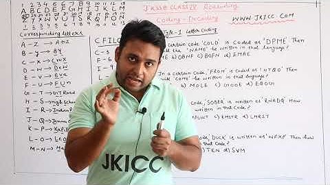 JKSSB||classiv||reasoning||lecture-1||coding-decoding part-1