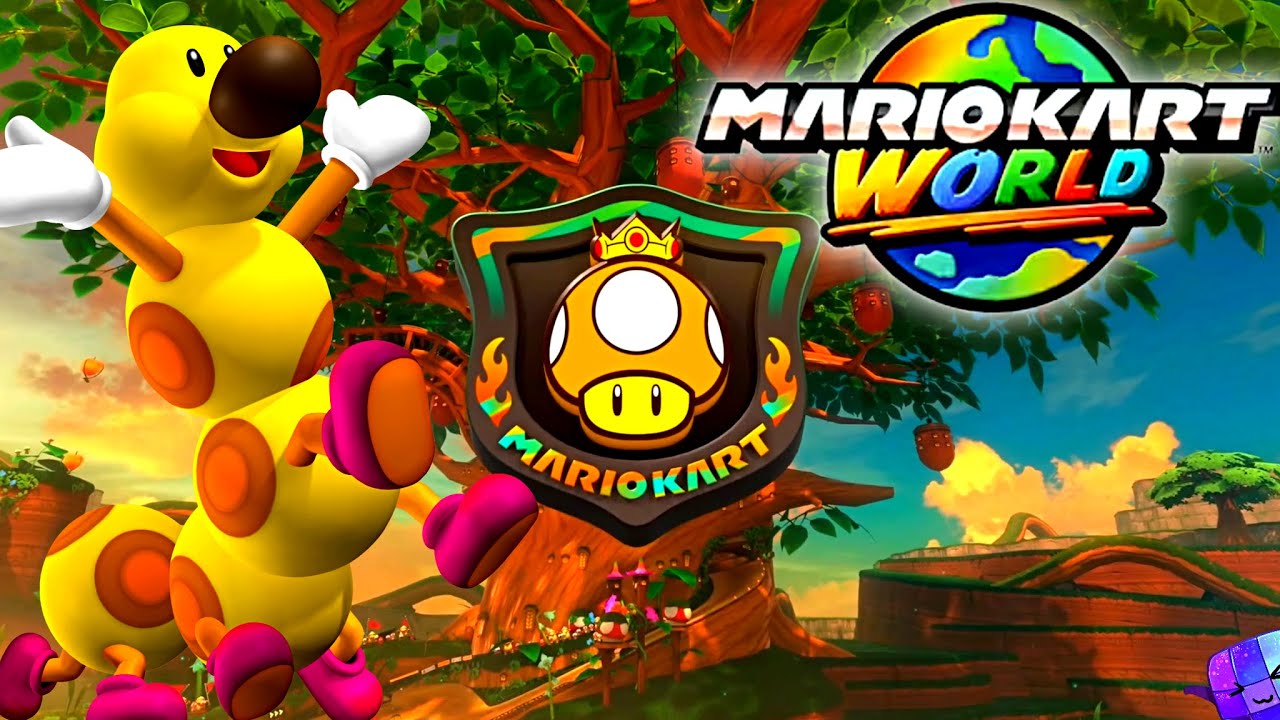 Golden Rally Knockout Tour 150cc Mario Kart World Gameplay with Wiggler #9