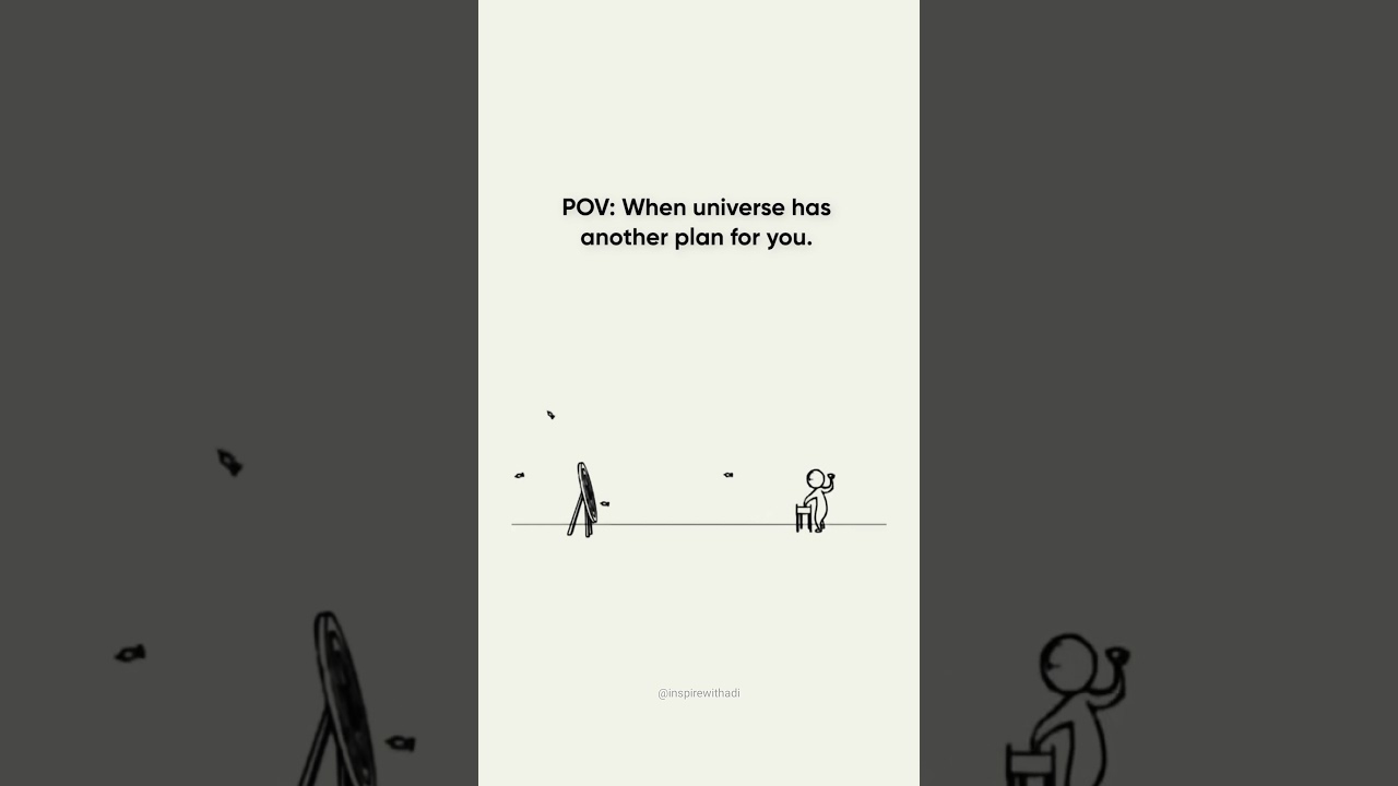 trust that the Universe has a perfect plan for you. 