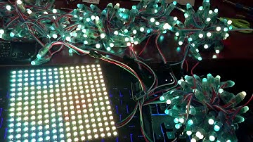 Wemos D1 mini ESP8266 with 456 LEDs
