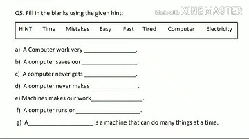 Exercise on English and Computer by Rubab Rizvi