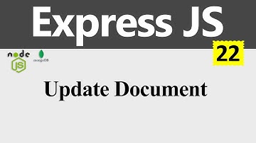 Update Document using Mongoose in Express JS (Hindi)