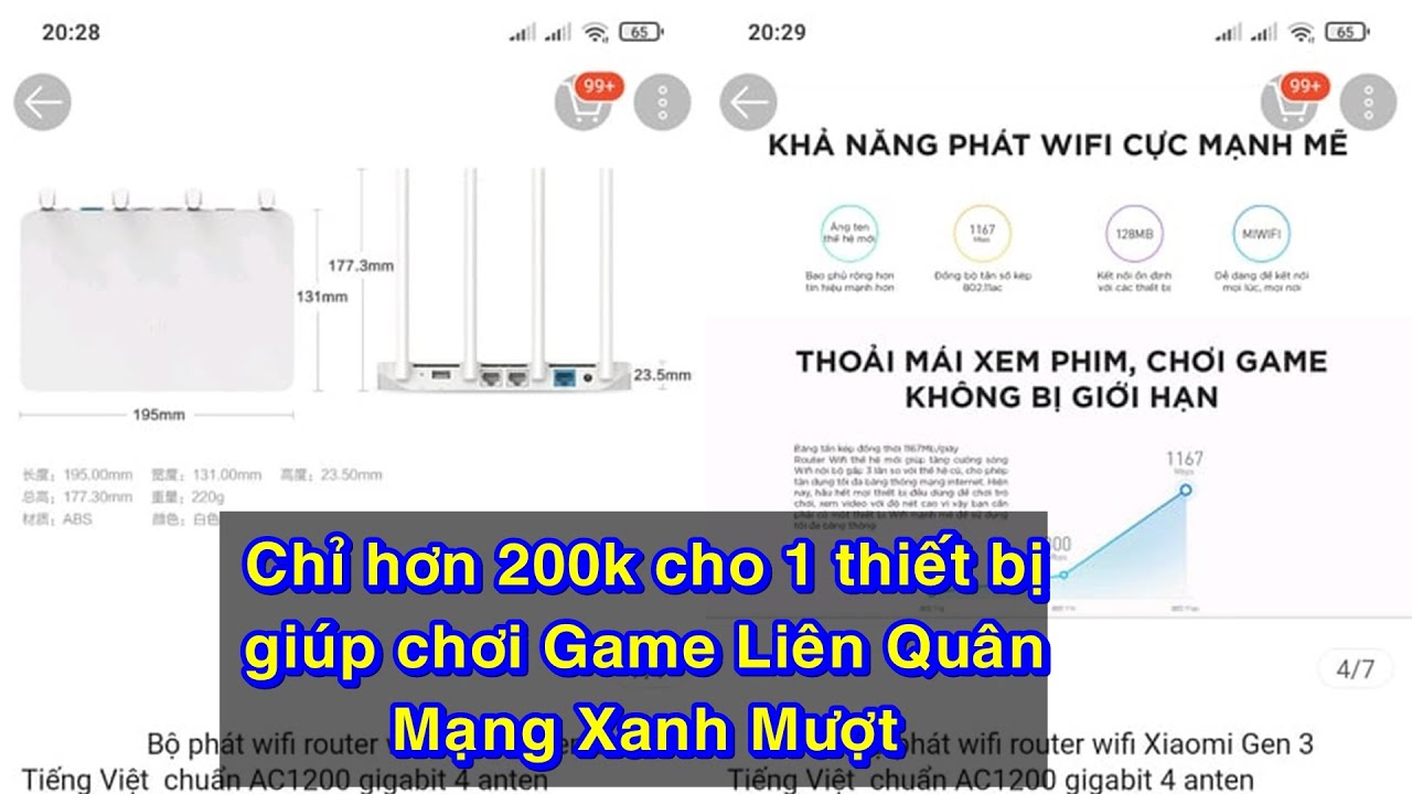 mi wifi router 3  2022  Mở hộp review Wifi Router Xiaomi Gen 3 - Sóng Kép giúp chơi game Mobile như Liên Quân không Lag.