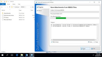 Save Attachments from MBOX files
