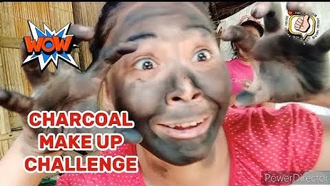 CHARCOAL MAKE UP CHALLENGE. #uling  # #ulingchallenge  #viral  @galastv128