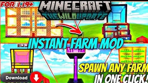 Instant farm for Minecraft Pocket edition