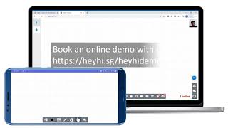 Write on non touch screen laptop by using your mobile as a writing tablet  on Heyhi. - YouTube