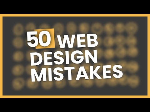 50 Website Design Mistakes (And