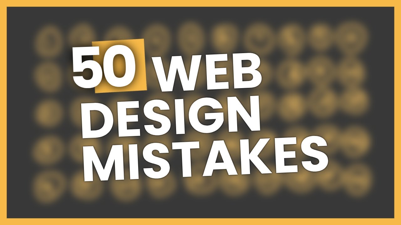 50 erreurs de conception de sites Web et pourquoi