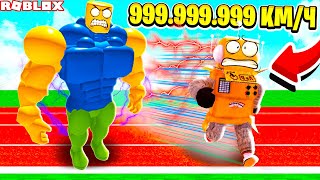 САМЫЙ БЫСТРЫЙ НУБ КАЧОК В МИРЕ 999.999.999 КМ\Ч РОБЛОКС ЧЕЛЛЕНДЖ! ROBLOX OOF Run