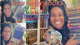 Physical TBR| Counting all the books in my TBR (stand-alone)