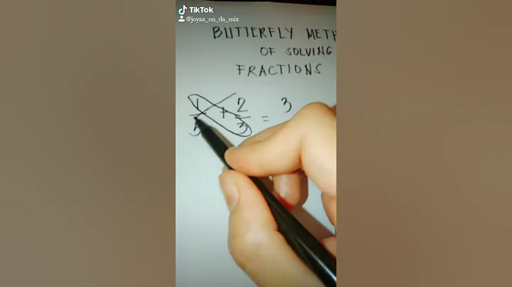 #mathinik #butterflymethod #addingFractions ADDING FRACTIONS USING BUTTERFLY METHOD