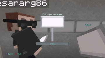 Minecraft: PlayStation®4 How to change the text color of the signs