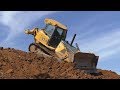 John Deere 850J pushing dirt part 3