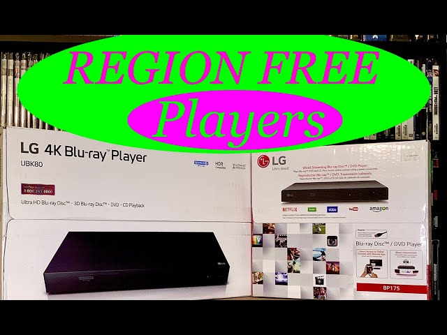 REGION FREE BLU RAY, DVD & 4K Players - Unboxing & Review LG BP175 & LG  UBK80 - LG UBK90 