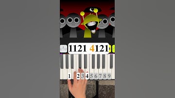 sprunki 2 simon piano tutorial #shorts
