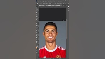 Face swap photoshop tutorial Ronaldo body Messi face #short #photoshop #photoediting #trending