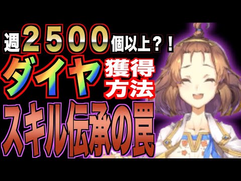 【大罪X】週２５００以上？！ダイヤ獲得方法とスキル伝承の罠！ sin七つの大罪X アプリ 攻略