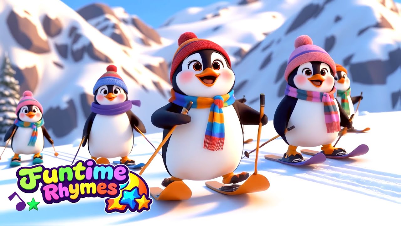five little Penguins song + More Nursery Rhymes & Kids Songs - Fun Time ...