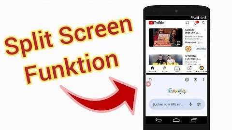 2 Apps gleichzeitig öffnen - Handy Split Screen Funktion aktivieren |Anleitung