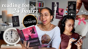 reading for 24 hours straight !! ⋆✴︎˚｡⋆ spoiler free reading vlog