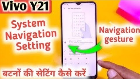 Vivo Y21 me navigation keys hide kaise kare | Vivo Y21 back button setting ❘ vivo back button 2022