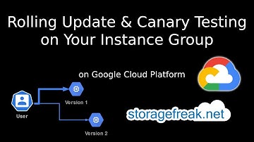 Google Cloud - Rolling update & canary on Instance Group