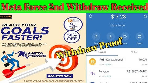 Meta Force 2nd Withdraw Received | meta Force Sy withdraw kaise Kare | meta Force joining process