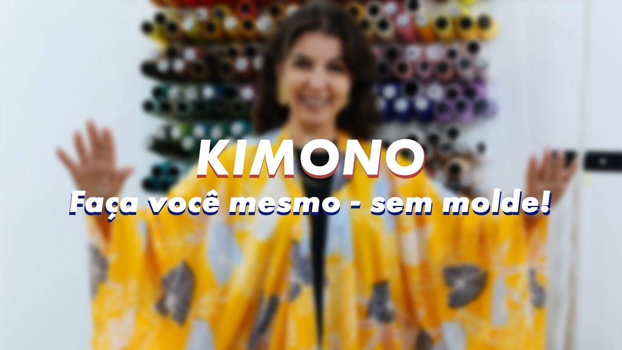 Kimono - simples, fácil e sem molde!