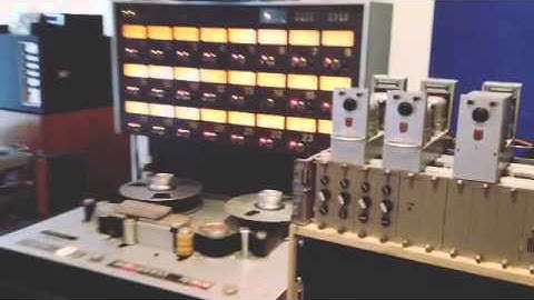Moon Music - Recording Drums - Studer A800 Tape Recorder