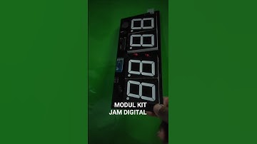 Digital clock module kit segment.