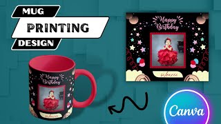 Mug Printing Design in Canva | Customized Mug Printing | Mug Sublimation #Canva #MugPrinting screenshot 3