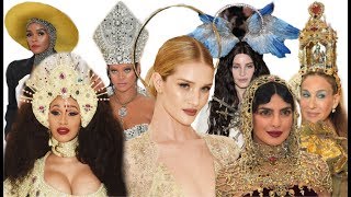 Met Gala 2018. Все самые роскошные головные уборы: короны, тиары и нимбы. Met Gala 2018. Все самые роскошные головные уборы: короны, тиары и нимбы.