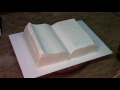 How To Make A Book Cake / Cake Decorating