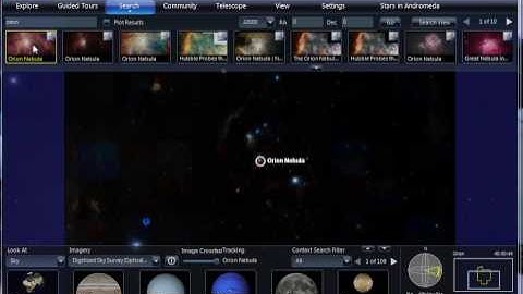 WWT Tutorials Part 1- Andromeda making a tour, constellation overlays, slides, search, and more
