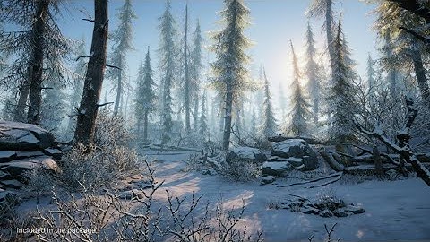 Winter Environment - Nature Pack For unity assets store