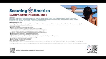 June 2024 Roundtable Safety Moment Resilience