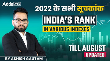 2022 के सभी सूचकांक | INDIA