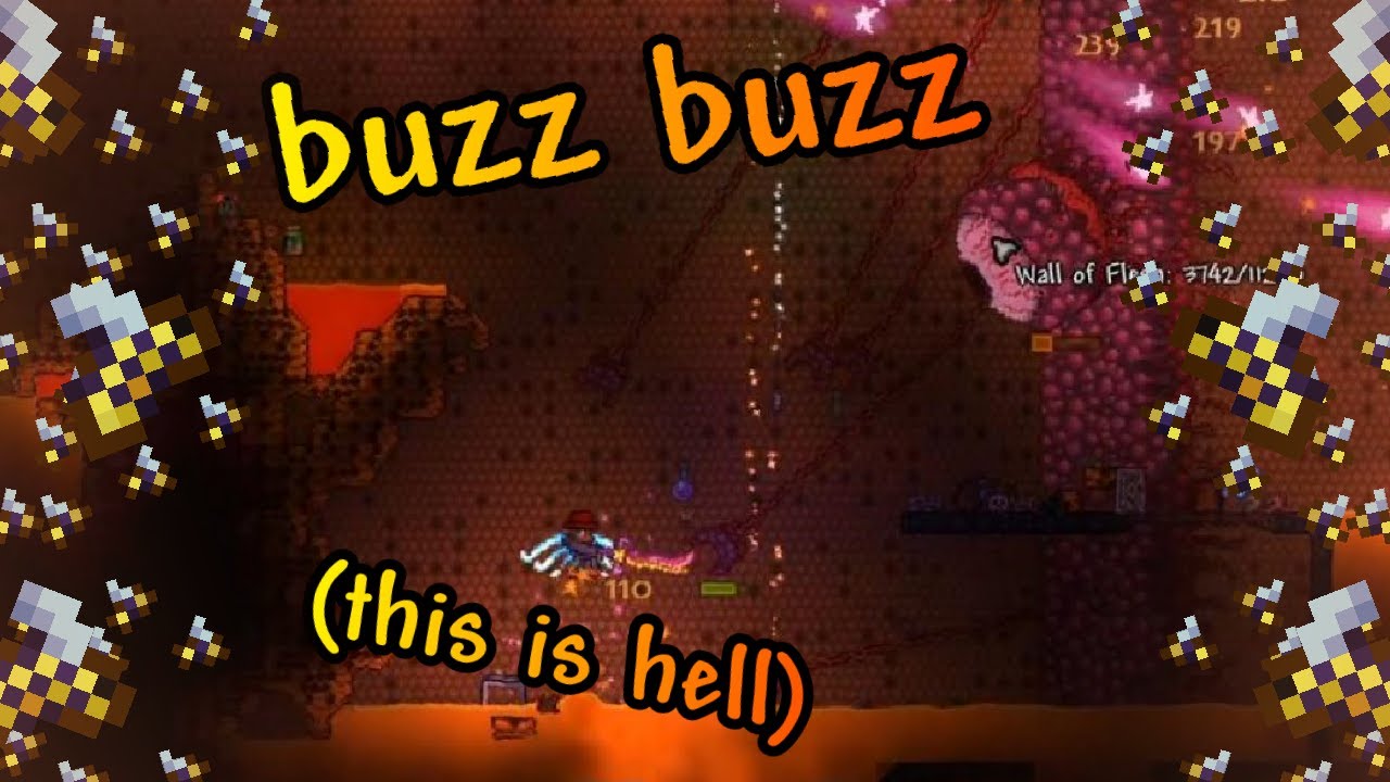 Terraria, but the WORLD is a BEE HIVE?? - YouTube