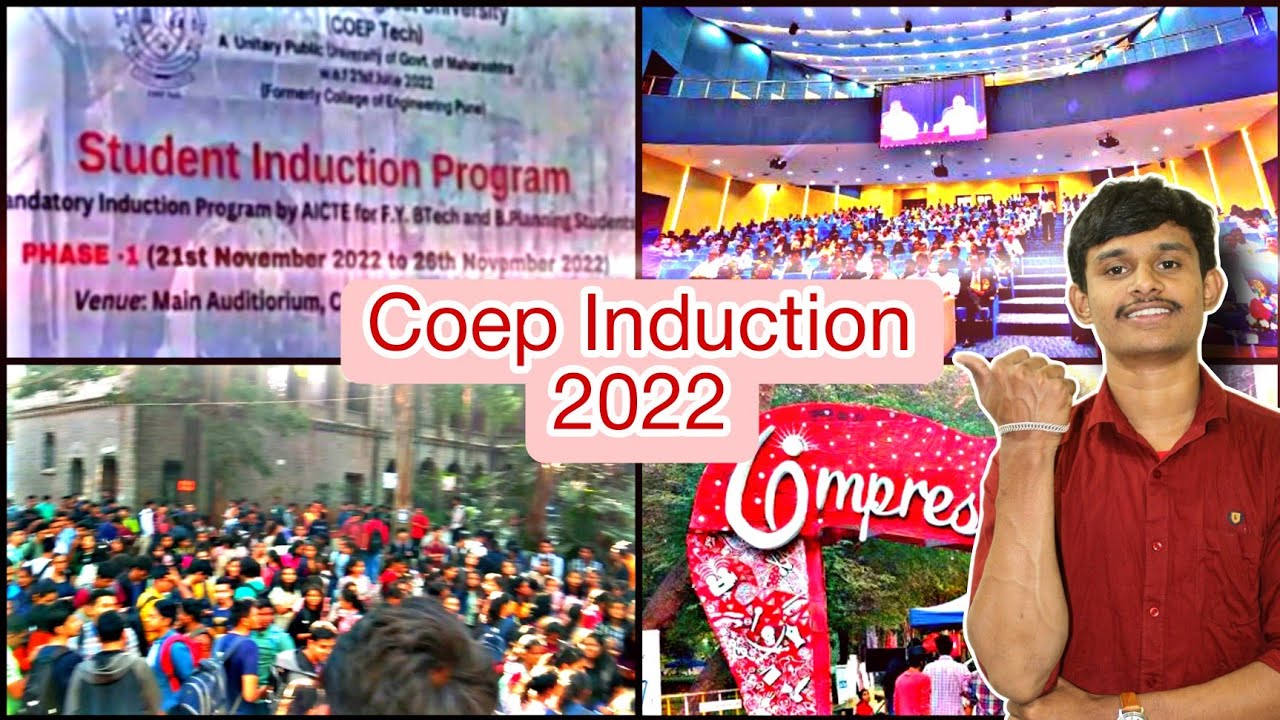 COEP Induction Programme 2022 Vlog COEP Vlogs Aaditya COEP COEP