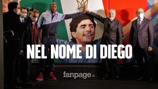 Maradona Station inaugurated, De Laurentiis: "The San Paolo should be called Maradona Stadium."