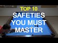 Top 10 Safeties Every Pool Player Must Master