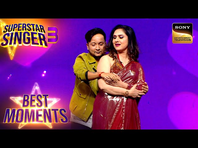 Superstar Singer S3 | Meenakshi जी ने Pawandeep के साथ किया अपने गाने पर Dance | Best Moments class=
