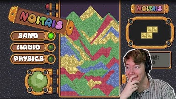 Noita has been turned into TETRIS (falling sand tetris mod)