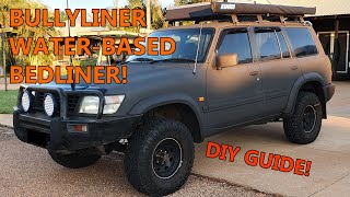 DIY guide for full vehicle Bullyliner bed liner protective coating!