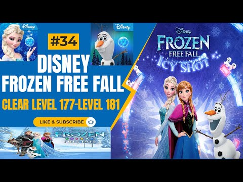 Clear Level 177-Level 181 l Disney Frozen Free Fall